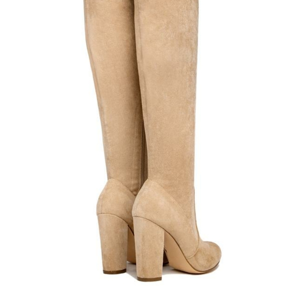 Isabella Nude Over The Knee Thigh High Boots - Picture 7 of 8